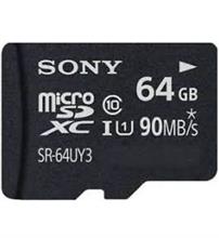 کارت حافظه میکرو اس دی سونی مدل SR-64UYA3 کلاس 10 با ظرفیت 64 گیگابایت همراه با آداپتور